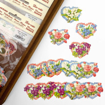 Floral Hearts Loose Valentine Paper Scrap Pack